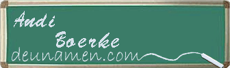 Andi Boerke Visitenkarte